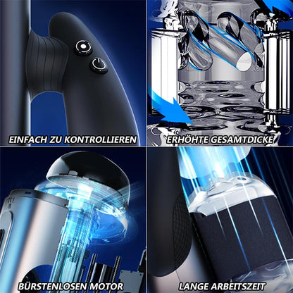 Automatischer Saugende Masturbatoren Penistrainer mit 10 Schub und Teleskopmodi