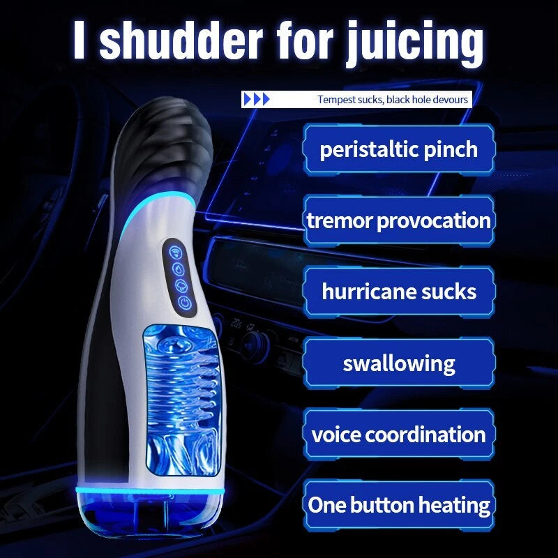 Automatischer Masturbator Stroker Sex Machine mit 5 Peristaltik und 10 Vibrationsmodi