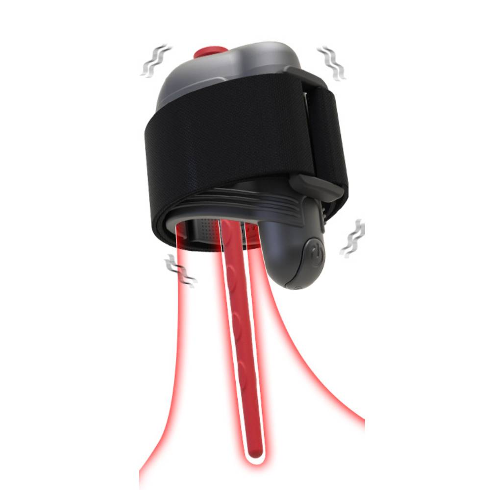 KI-gesteuerter Penis Vibrator Eicheltrainer Harnröhrenstimulator mit 10 Vibrationsmodi