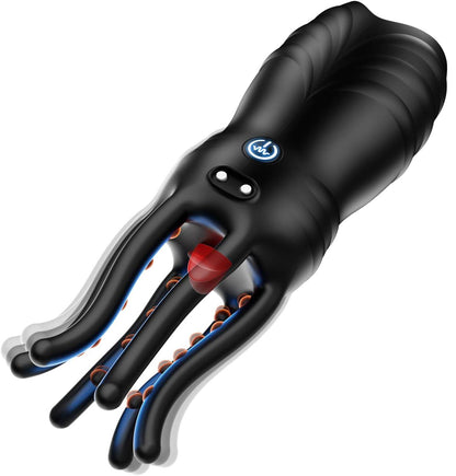 Elektrische Penisterainer Eichel Stimulator Masturbatoren mit 10 Vibrationsmodi