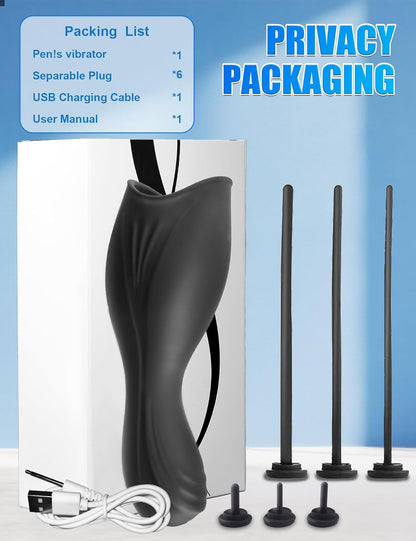 Eichel Stimulator Dilator Harnröhre Penistrainer Vibrator mit 10 Vibrationsmodi