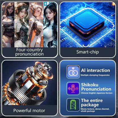 LED-Anzeige Automatischer Masturbator Stroker mit 9 Saug & Stoß & Vibrationsmodi