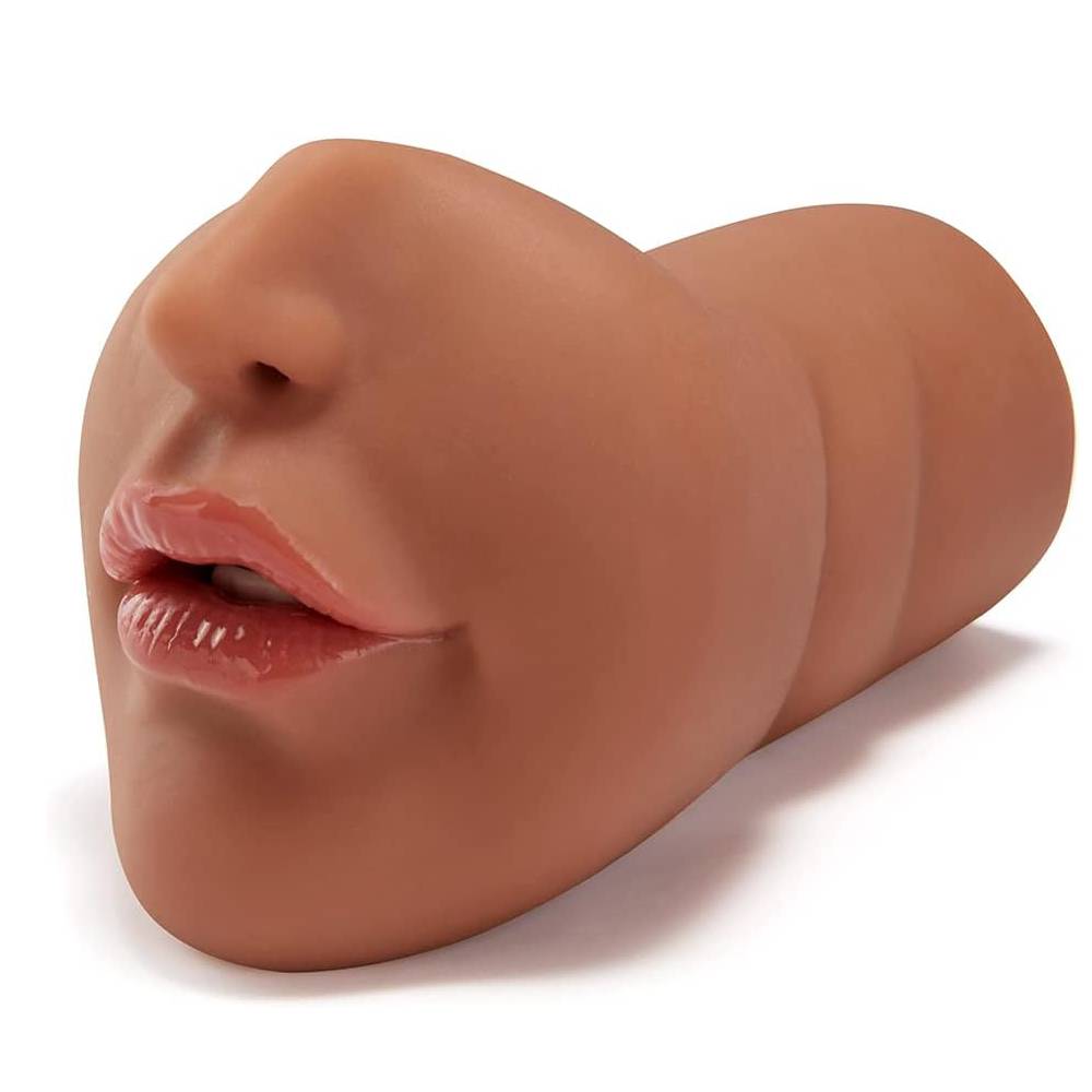 Braune Blowjob Taschenmuschi Realistischer Masturbator Pocket Pussy