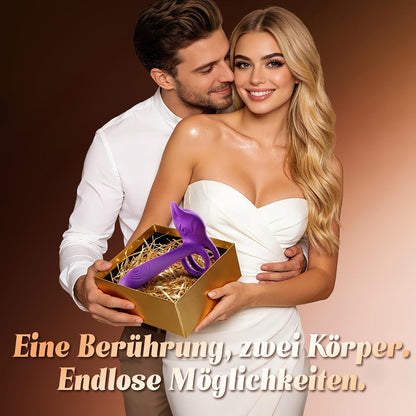 Dual Cockring Penistrainer Vibrator Klitoris Stimulator mit 10 Vibrationsmodi