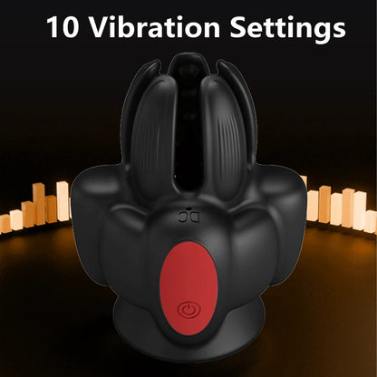 Elektrischer Masturbator Eichel Massage Vibrator Penis Stimulations mit 10 Vibrationsmodi