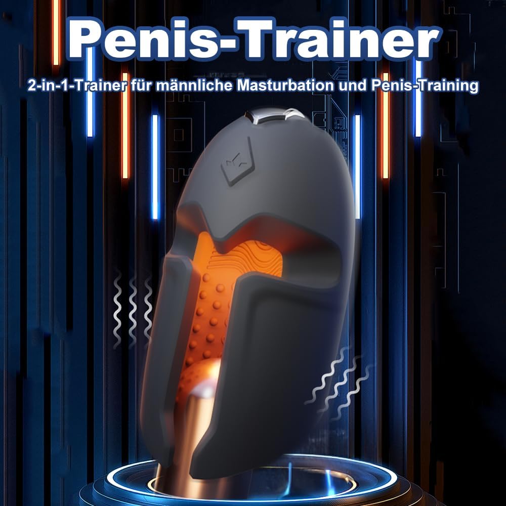 App-Fernbedienung Eichelvibrator Penistrainer Massagegerät Masturbator mit 10 Vibrations