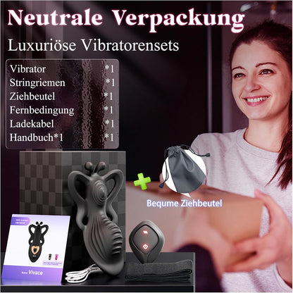 Klitoris Vulva Vibrator Butterfly Klitorisstimulator mit 9 Vibrationen & APP Fernbedienung