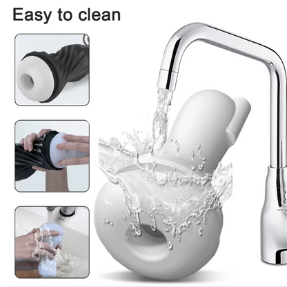 Automatischer Masturbatoren Stroker Blowjob mit 7 vibrierenden & 5 Saug & Drehmodi