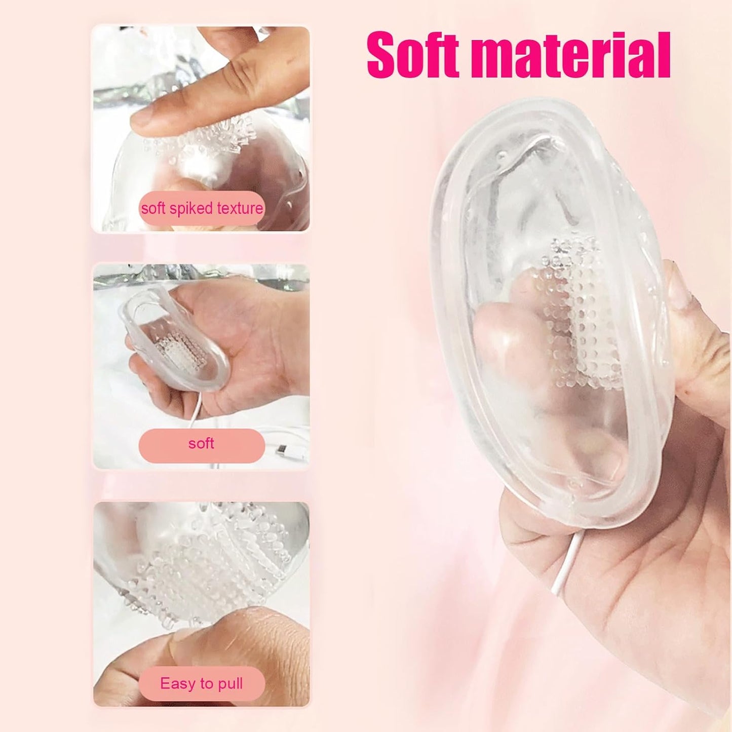 2 IN 1 Klitoris Vibrator Brustwarzenmassage G-Punkt Stimulator mit 12 Vibrationsmodi