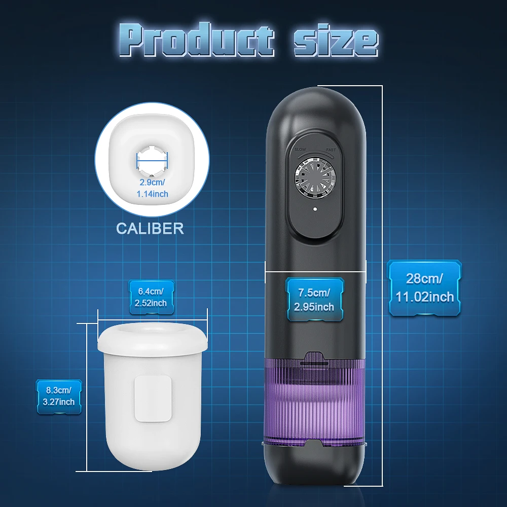 Automatischer Masturbator Stroker Blowjob Sexmaschine mit 10 Saug und Vibrationsmodi