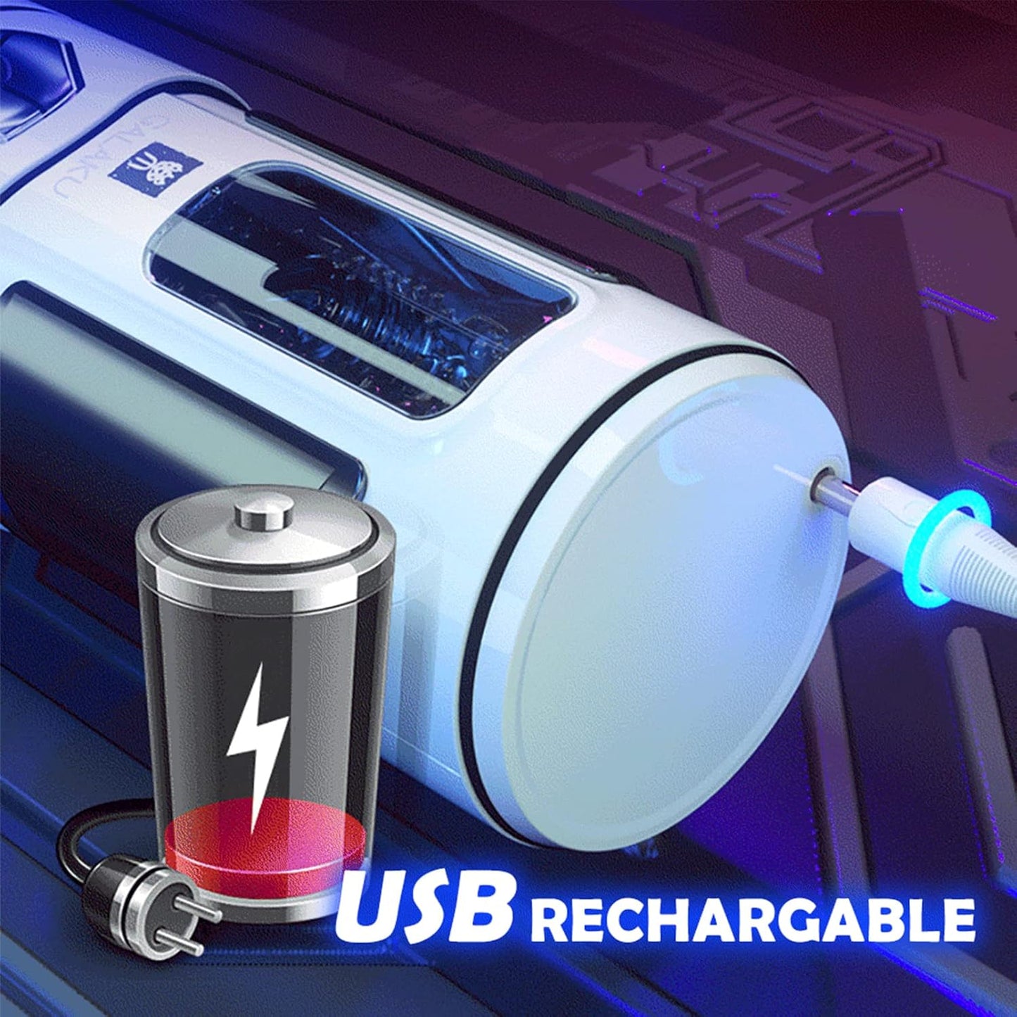 Elektrischer Masturbator Penistrainer Vibrator Stroker mit 10 Vibrationsmodi