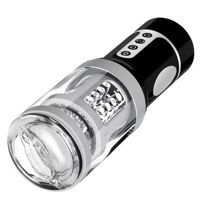 Elektrischer Masturbator Penistrainer mit 7 Teleskopfunktion & Rotationsfunktion