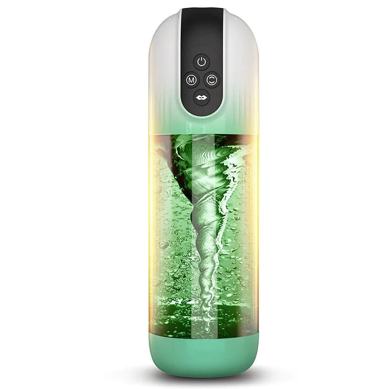 360° Vollständig Umwickelter Automatischer Oral Masturbator mit 7 Rotations und Saugmodi