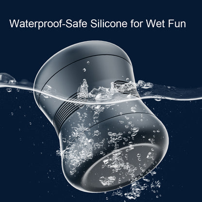 Elektrischer Masturbator Offenes Penis Trainer mit 10 Vibrationen 2 Motoren