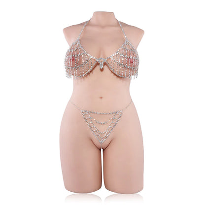 9,5KG Torso East Körper Realistische Masturbator Taschenmuschi