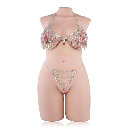 9,5KG Torso East Körper Realistische Masturbator Taschenmuschi