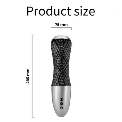 Elektrischer Masturbator Penispumpe Stroker mit 10 Vibratoren & 5 Stufen Saugen