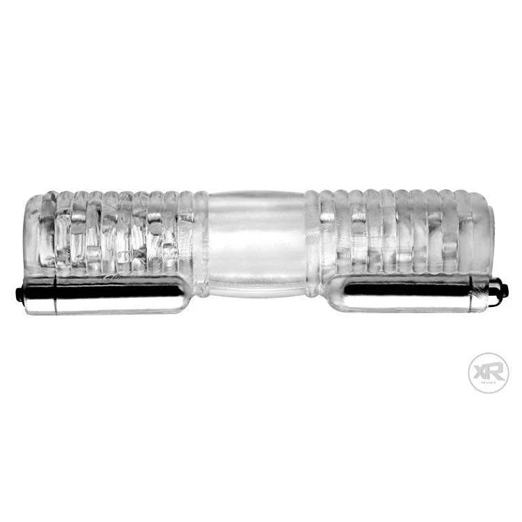 Doppel Stroker Elektrischer Penistrainer Vibrator Masturbator mit Mehrere Modi