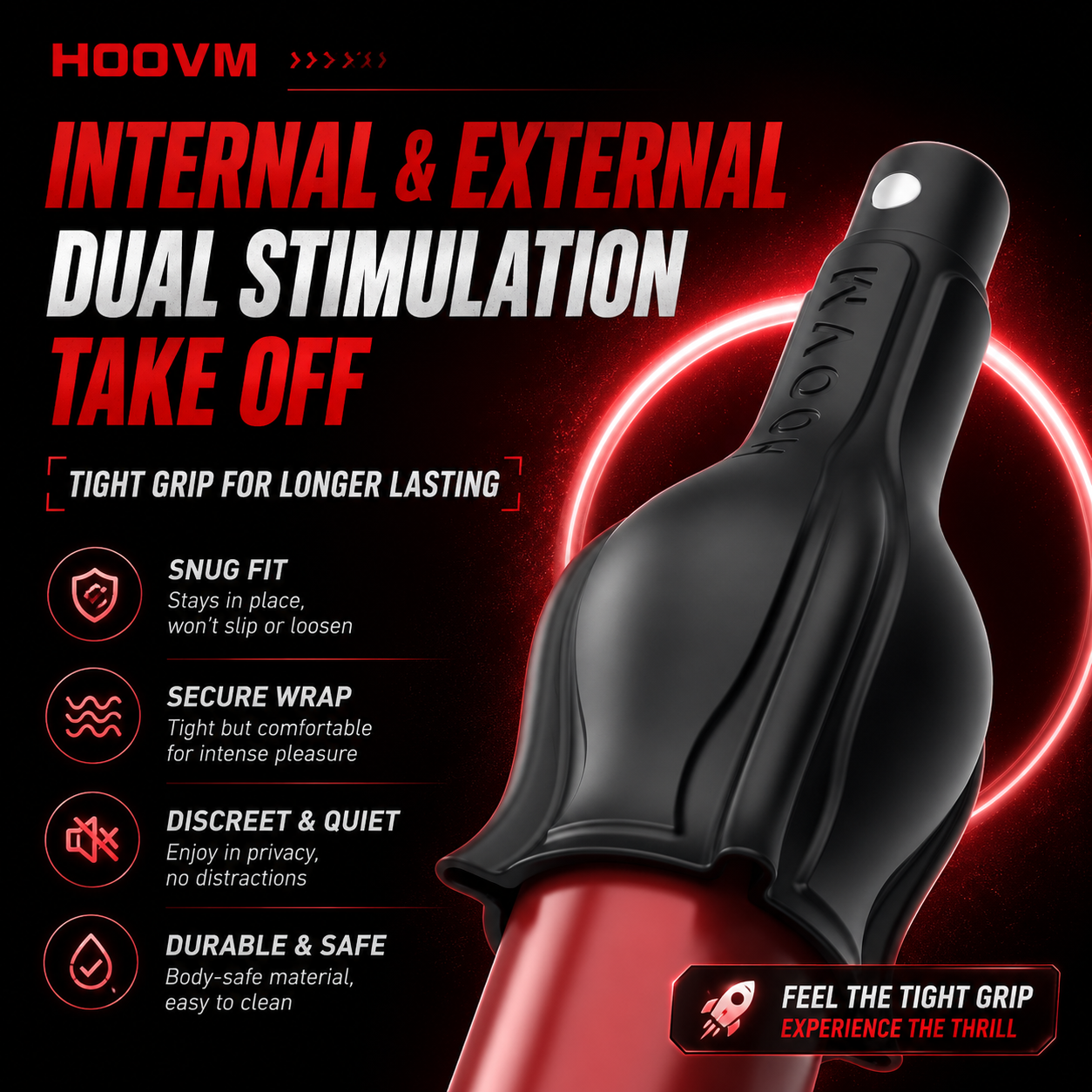 App-gesteuerter Penis Trainer Vibrator mit 10 Modi und Harnröhrenstimulation